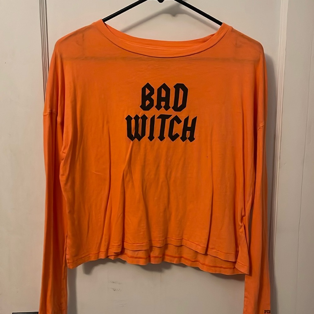 Orange Bad Witch long sleeve